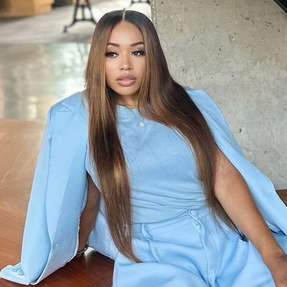 Blue Boyfriend Blazer - Picture 3 of 4